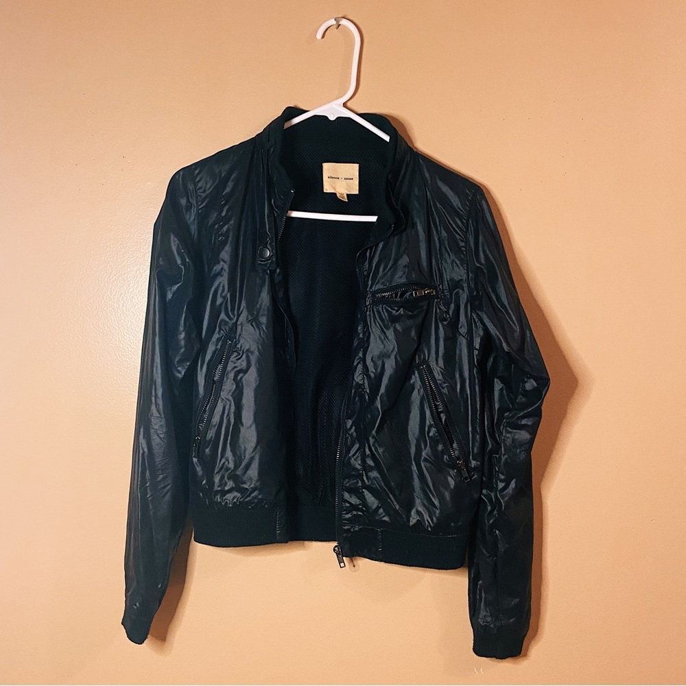 ❤️ Silent + Noise by Urban Outfitters Leather Jacket Size Medium